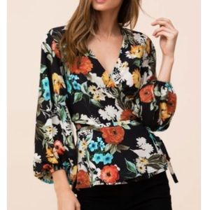 Posh life top in morning glory